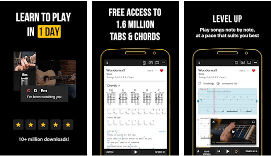 free guitar lessons app