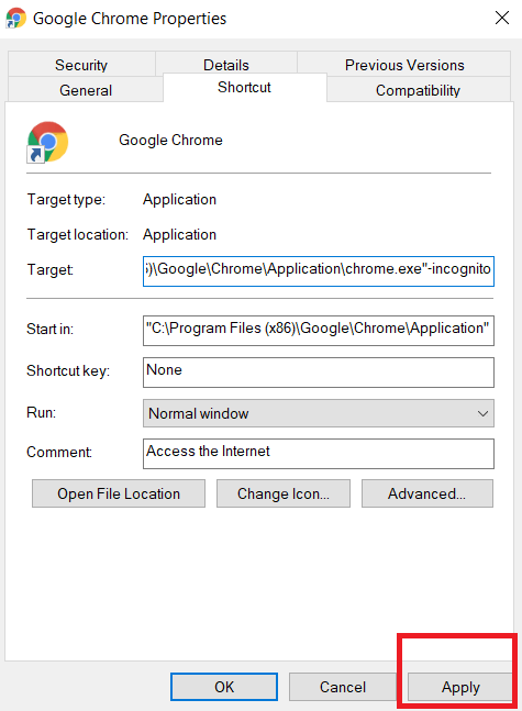 open chrome