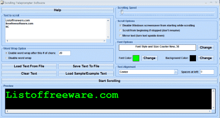 scrolling teleprompter software