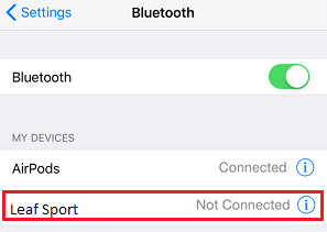 turn bluetooth device