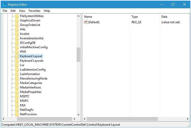 windows registry editor