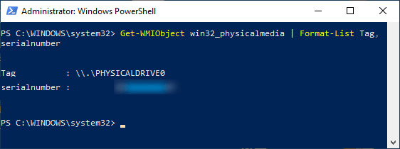 Administrator - Windows powershell