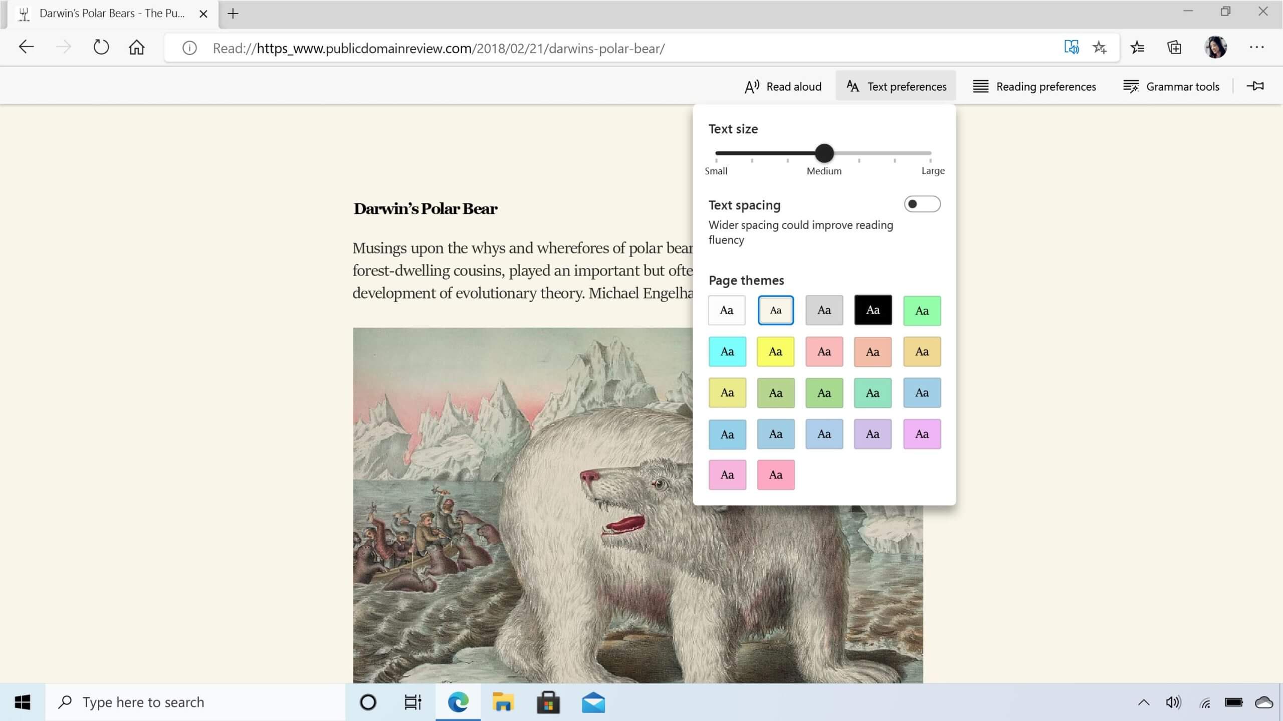 Edge Chromium Text Formatting Experience