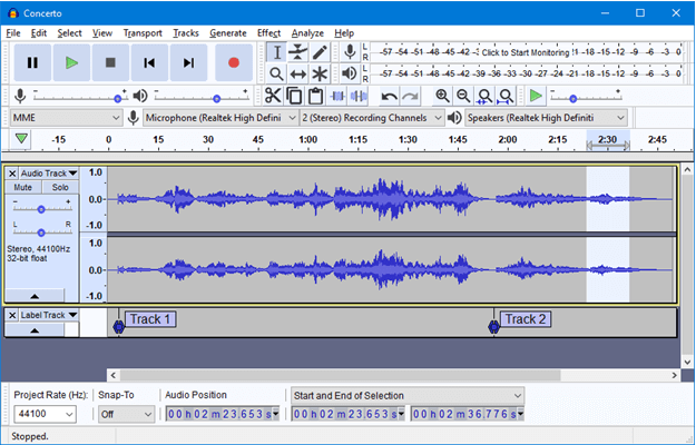 How to use Audacity