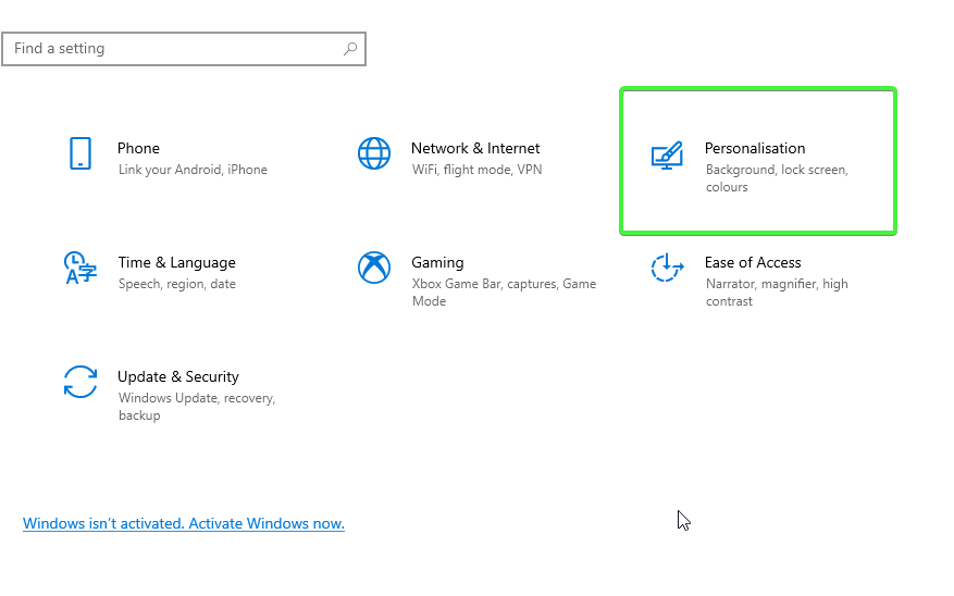 Show apps in start menu