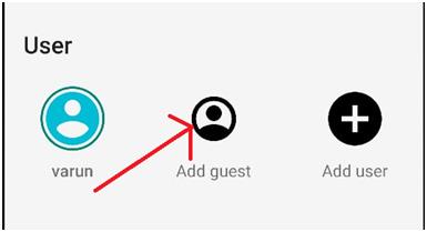 add guest in android