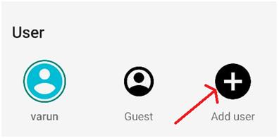 add more user in android