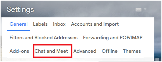 chat-and-meet-setting