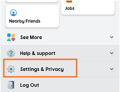 facebook setting and privacy