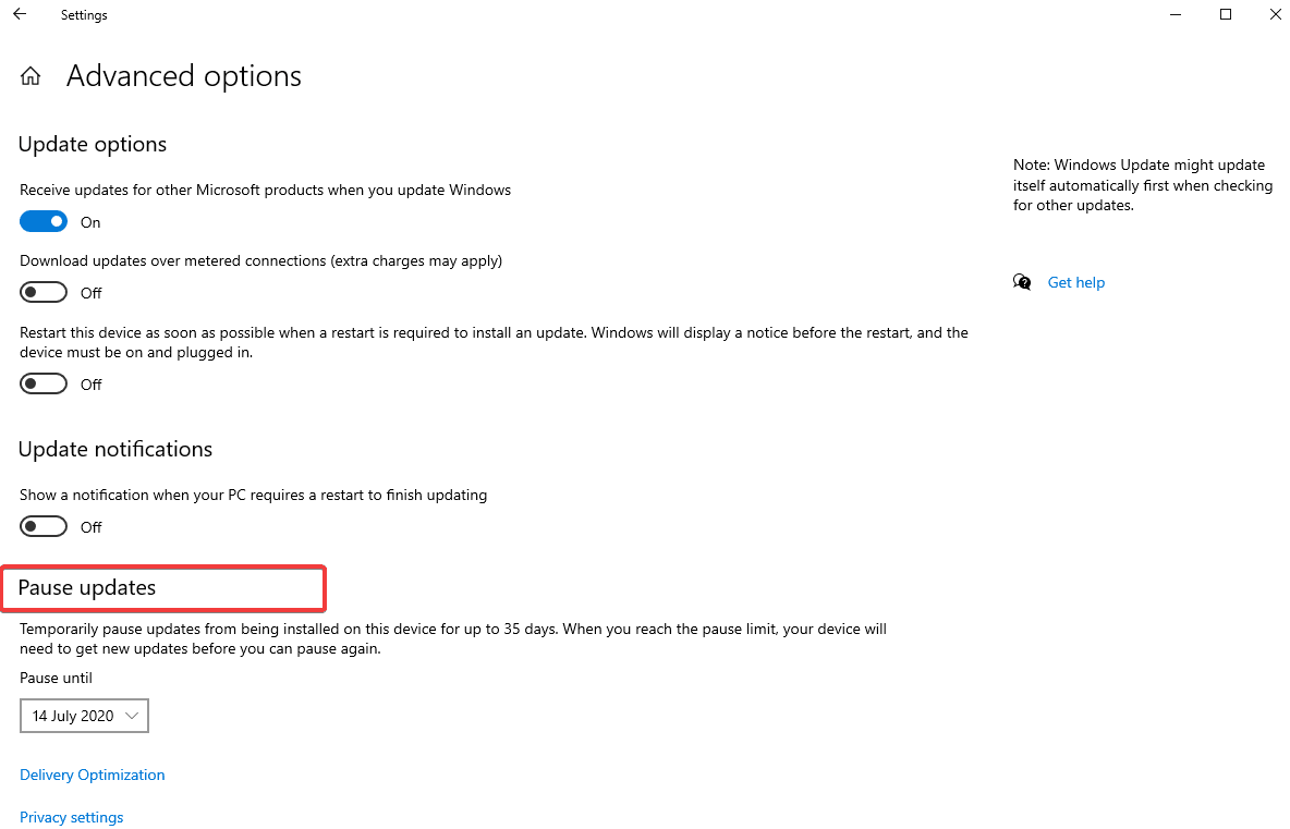 how to turn off windows 10 update
