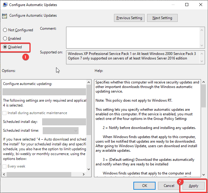 how to turn off windows update