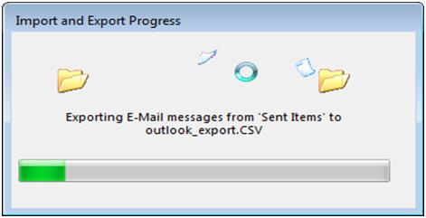How to export a PST file