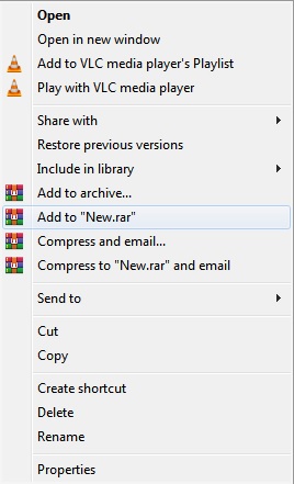 Send the files