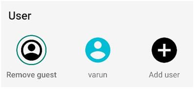 remove guest from android