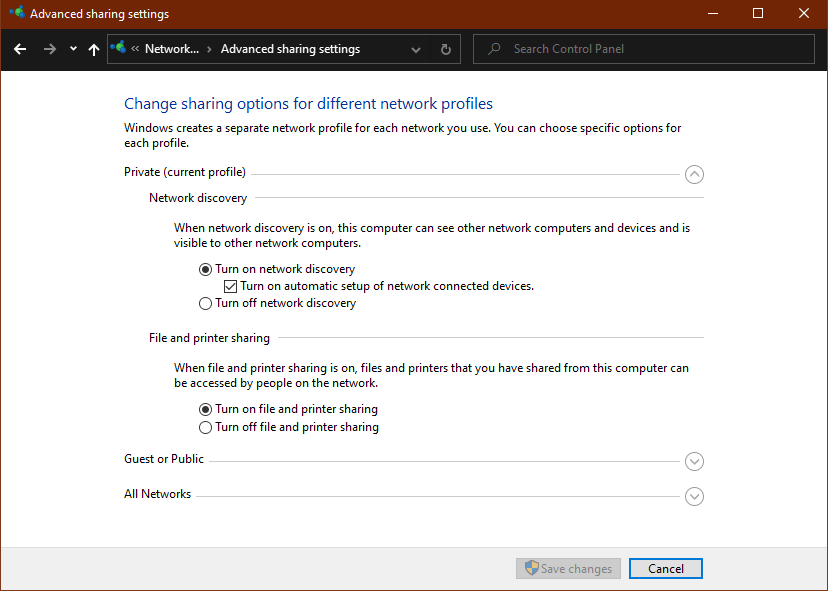 share file in windows
