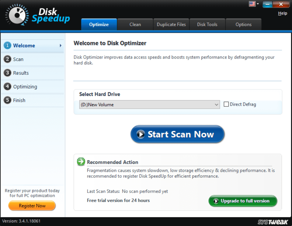 Disk speedup