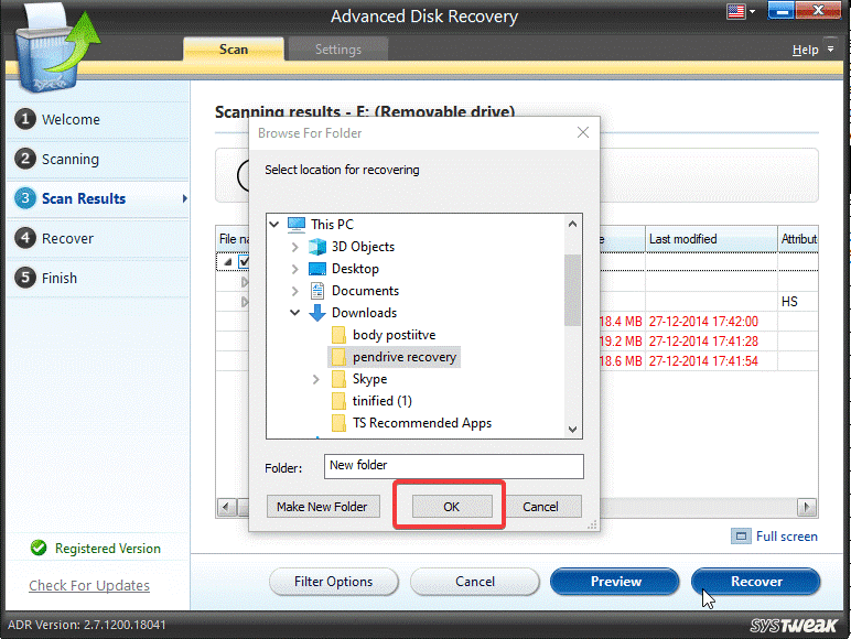 Pendrive Recovery - Advanced Disk Recovery