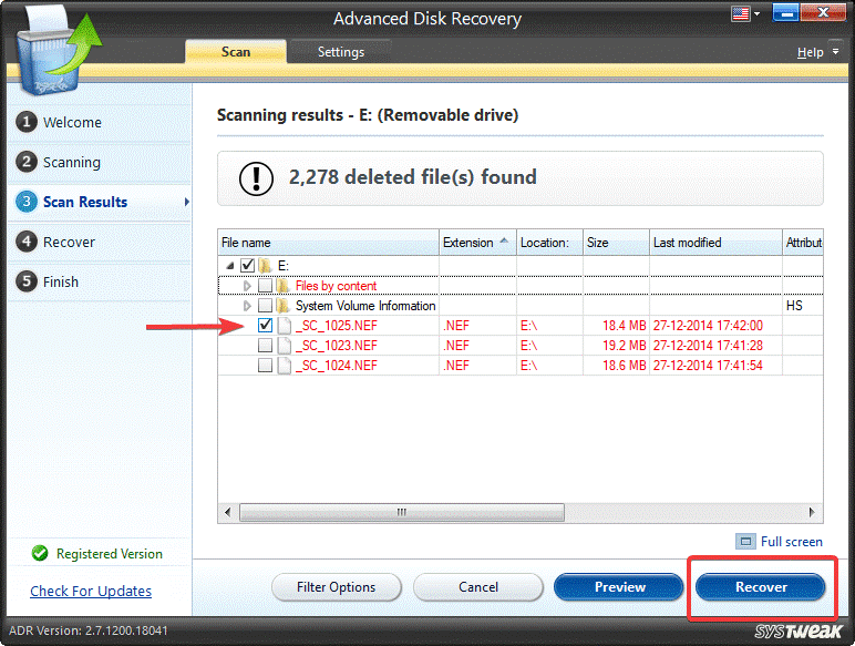 Recover - Advanced Disk Recovery
