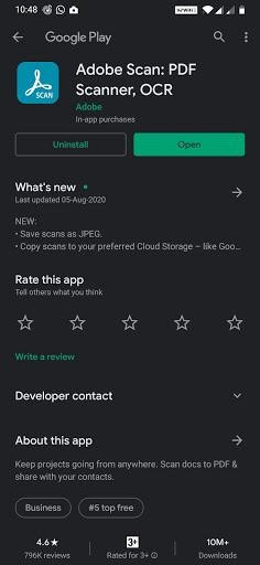 Redirect to Google Play Store