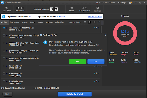 Remove duplicate files