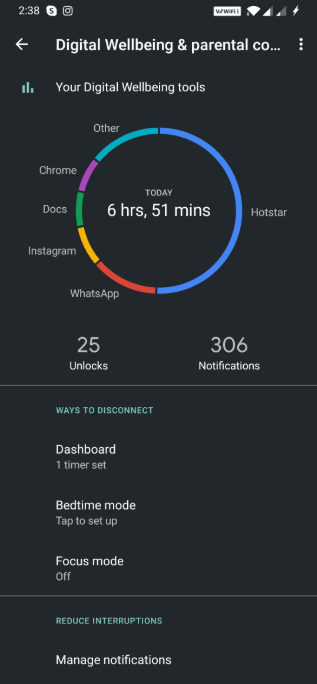 Setting Up Digital Wellbeing