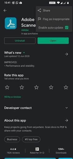 Tap on three dots of More Options