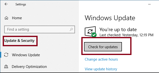 Windows update