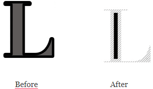 Outline Text in Photoshop