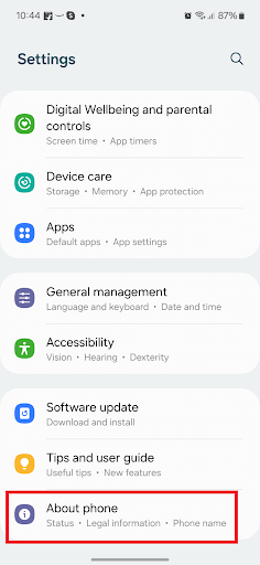 About phone