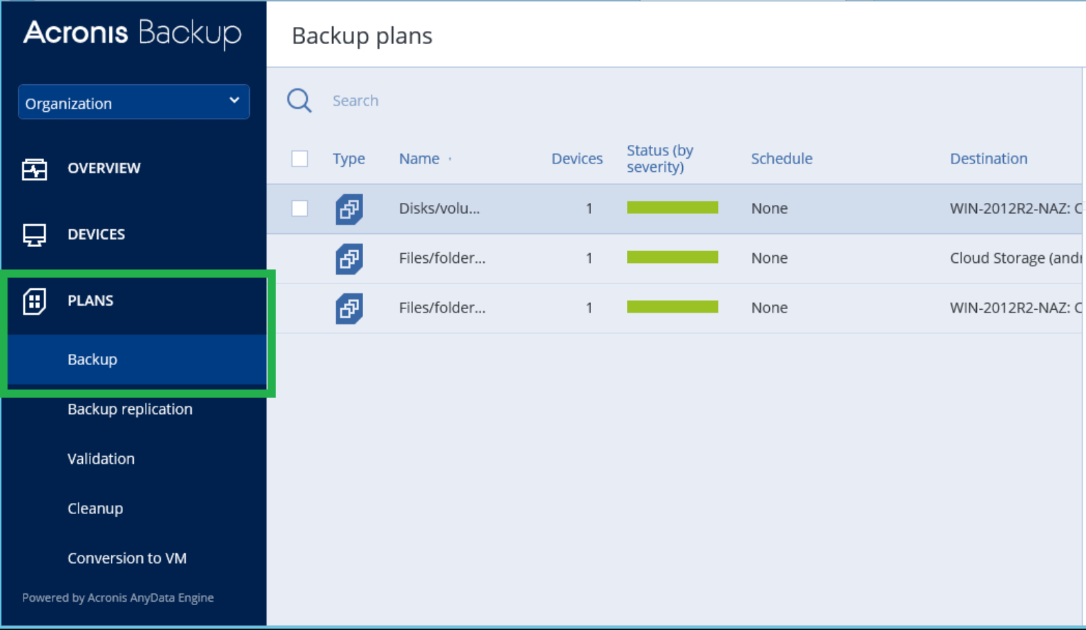 Acronis Cyber Backup