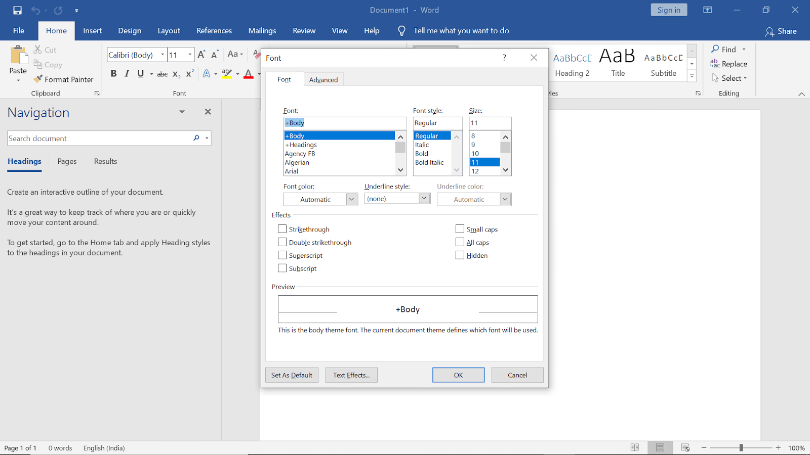 Add New Fonts to Word
