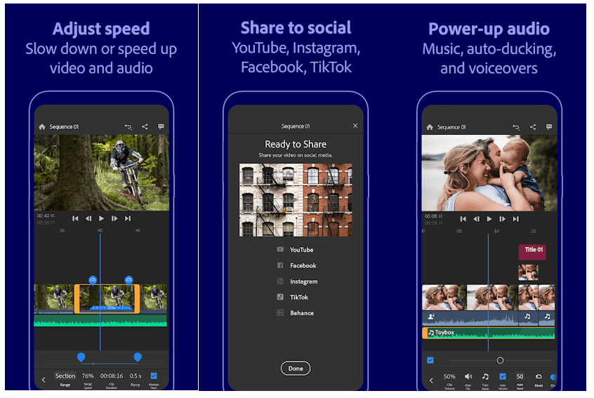 Adobe Premiere Rush - Flimmaking Application