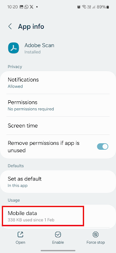 Mobile data