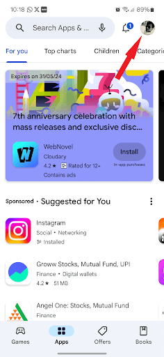 Profile icon