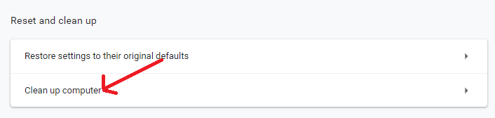 Reset and Clean up Computer