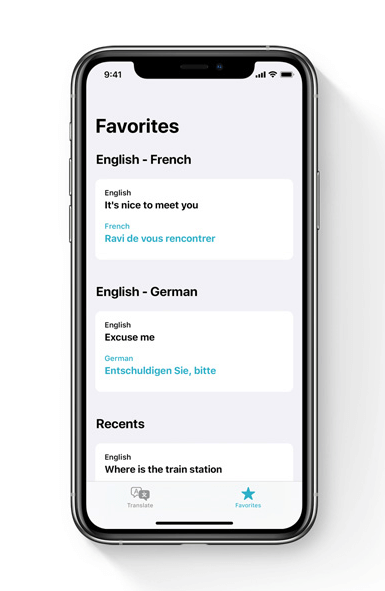 Translate apps for iphone