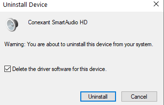 Uninstall Device