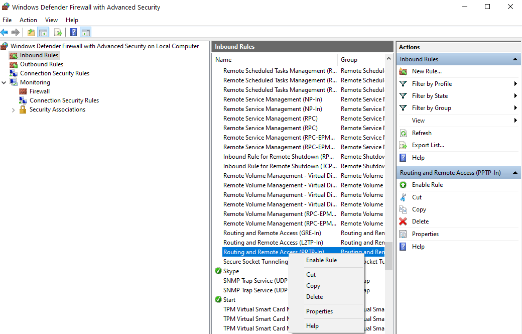 Windows Defender Firewall