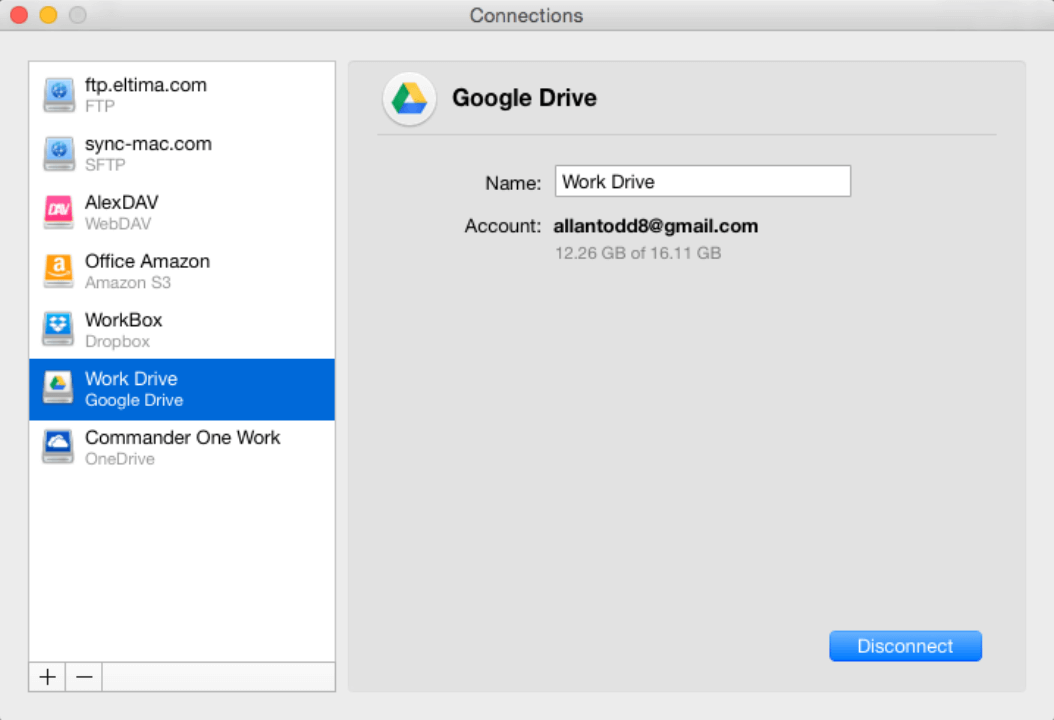 remove google drive from mac