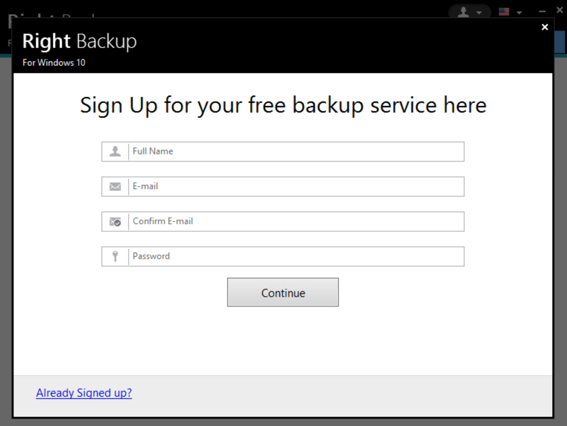Free backup services