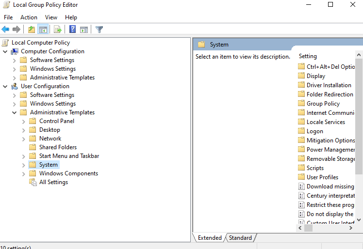 Group Policy Editor