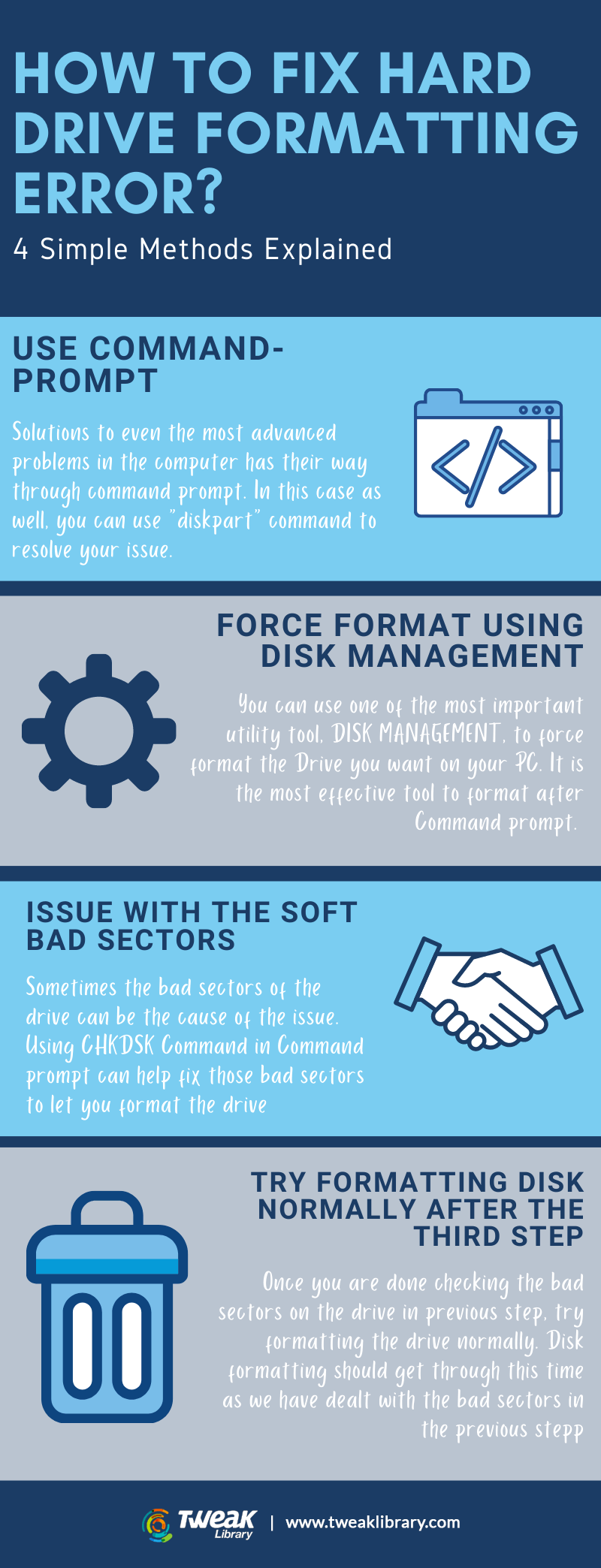 Fix hard drive issue