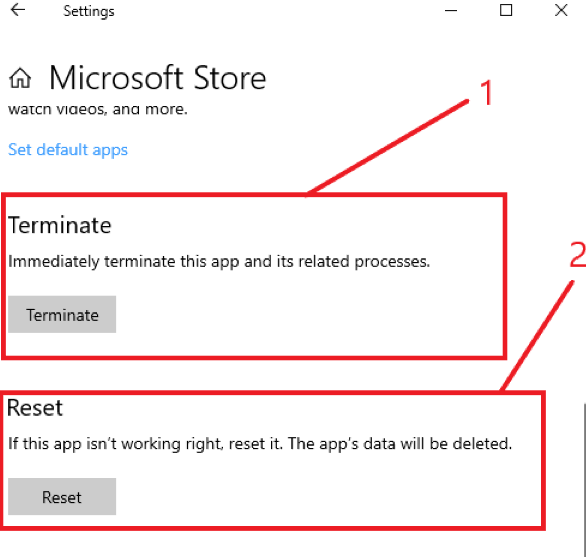 Reinstall Microsoft Store