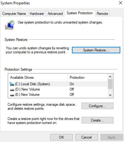 System Properties