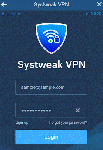 Systweak VPn Logins