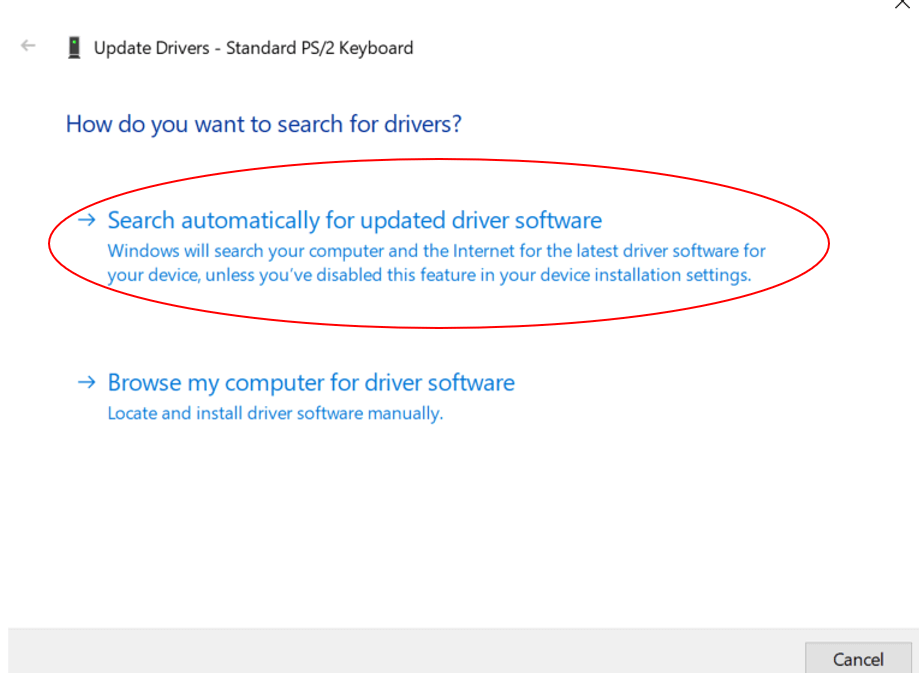 Update Standard PS2 Keyboard