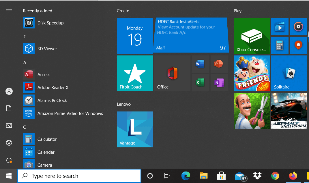 Windows 10 fingerprint