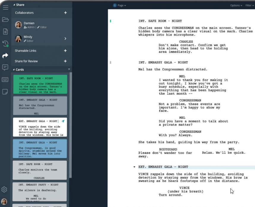 WriterDuet- Cloud-Based Screenwriting Software