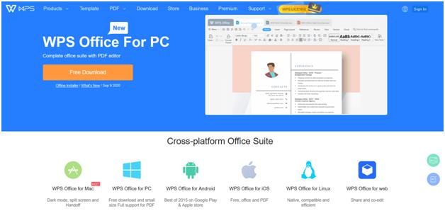 wps office for pc