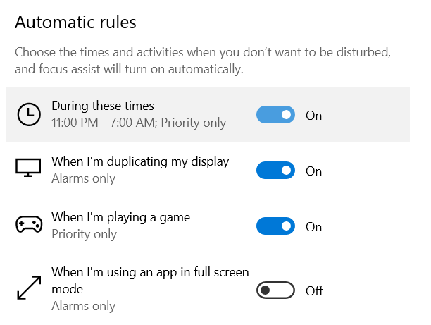 Automatic rules of Time